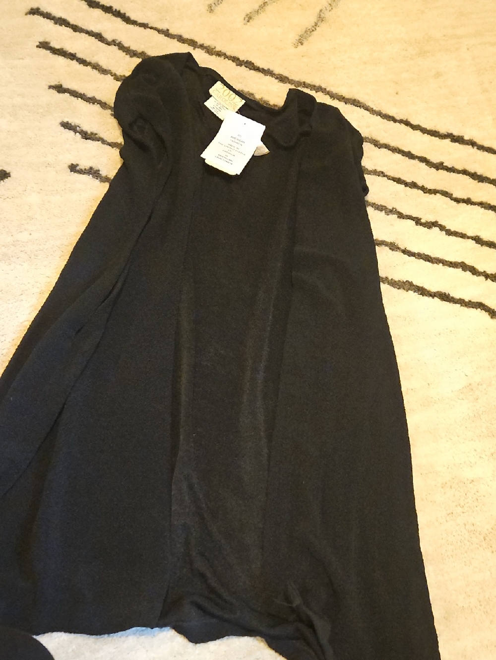 Black Sleeveless Cover Up